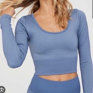 Blue Offline by Aerie workout top! Size large!